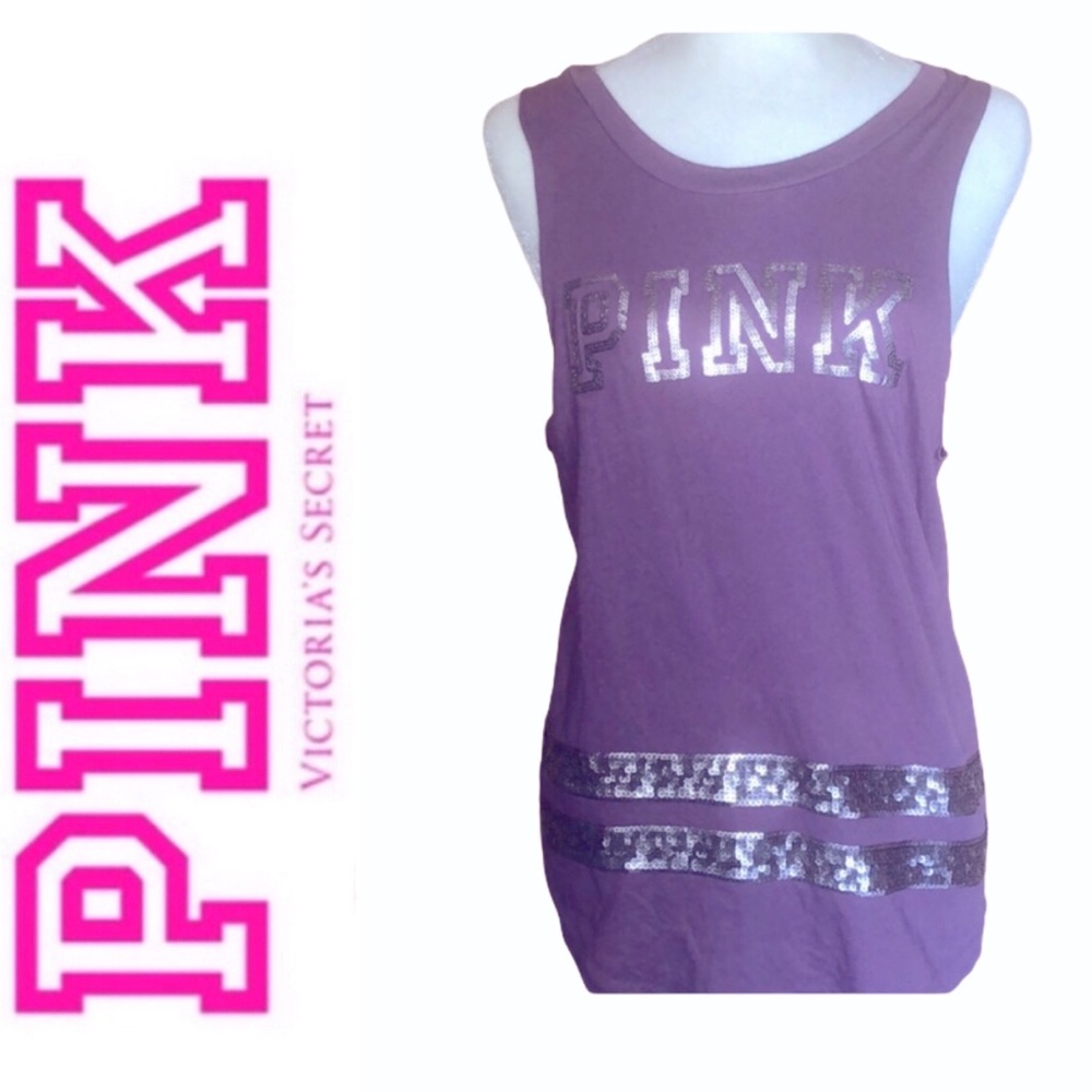 ⭐️✨3 for$20 ✨⭐️Pink Victoria Secret tank size small